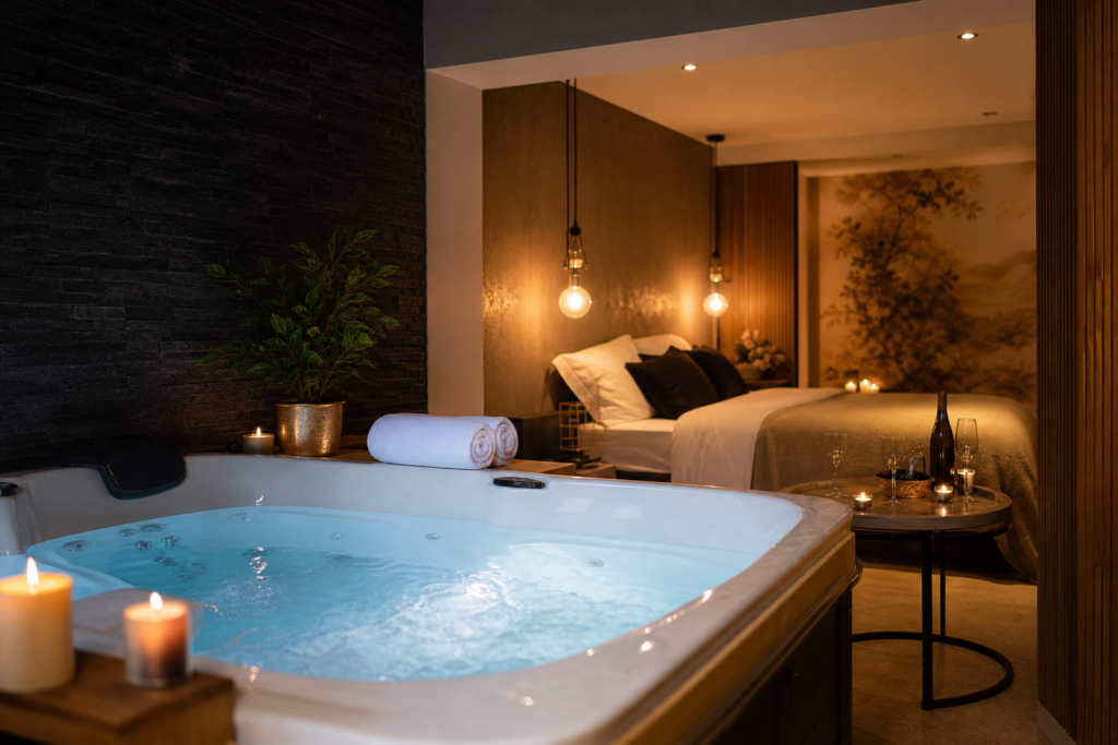 Illustration : Comment choisir une loveroom avec spa réellement privatif ?