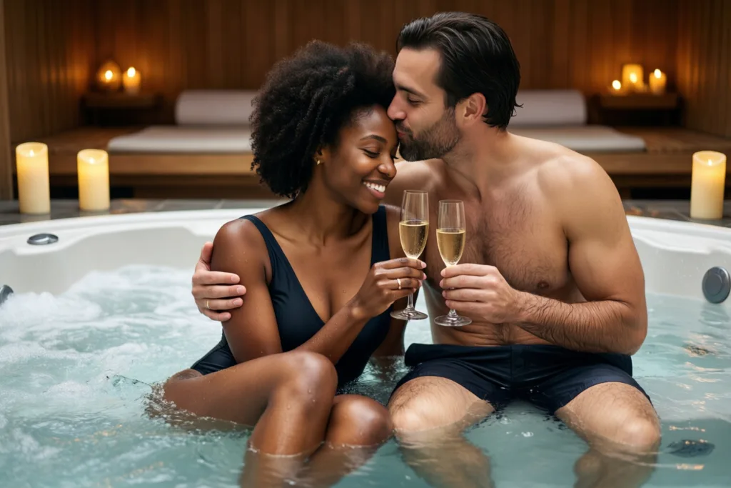 Illustration : Bien utiliser le jacuzzi privatif et le sauna : conseils de confort et d’hygiène